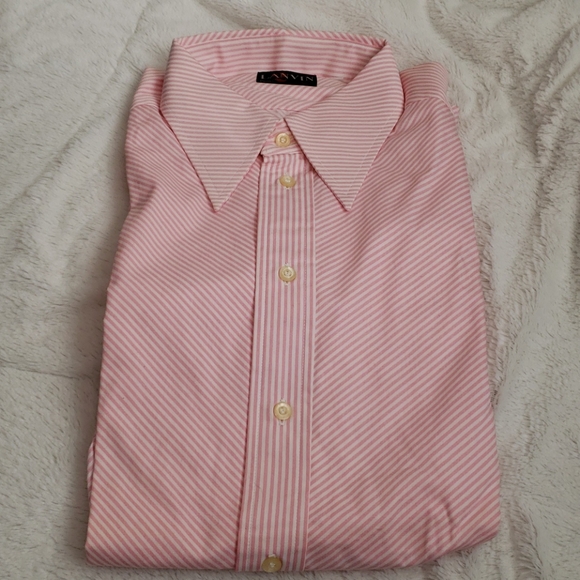 Host Pick🥂 Vintage Lanvin Paris Mens Long-Sleeved Shirt - Picture 2 of 7